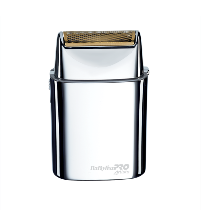 Aparelho de barbear BaByliss PRO Artists prateado com grelha dourada
