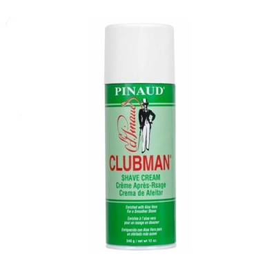 Creme de barbear Pinaud Clubman em embalagem verde e branco
