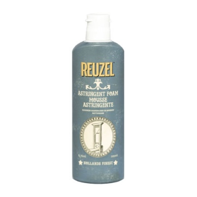 Frasco cinzento de espuma adstringente REUZEL com tampa branca