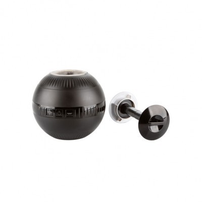 Difusor de aromas preto em fundo branco