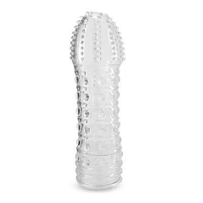 Capa protetora transparente com textura em silicone