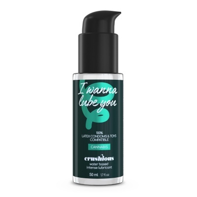 Frasco de lubrificante verde com tampa preta e texto branco