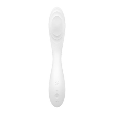 Escova facial branca de silicone para limpeza com botões no cabo