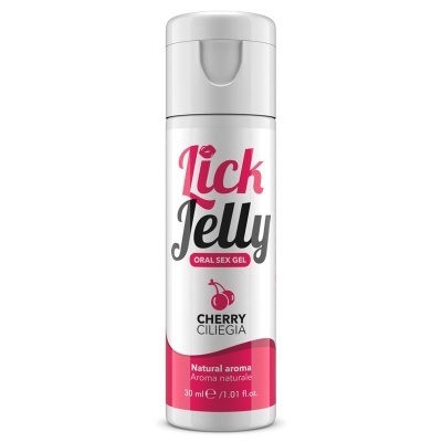 Frasco de gel para sexo oral Lick Jelly sabor cereja