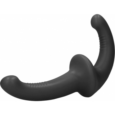 Produto preto de silicone com formato curvado anatómico
