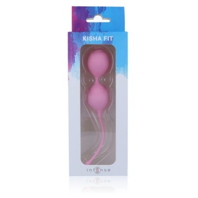 Produto KISHA FIT rosa em embalagem azul com janelas transparentes