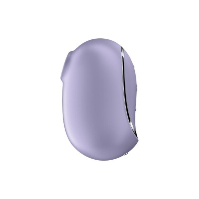 Rato de computador violeta ergonómico com detalhes prateados