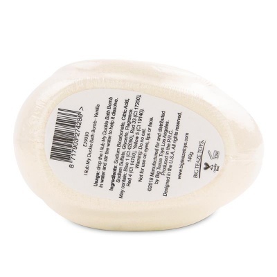 Sabonete oval branco da marca L'OCCITANE com etiqueta dos ingredientes