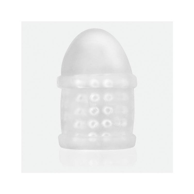 Capa protetora translúcida em silicone com textura bolha