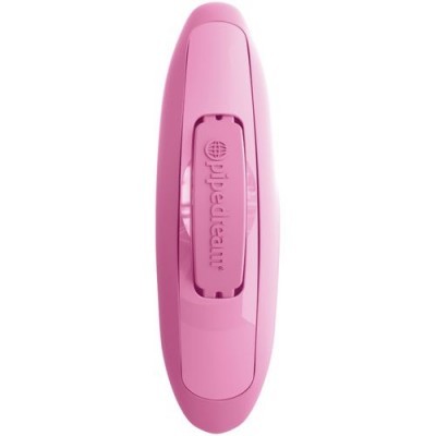 Ferro de engomar portátil cor-de-rosa com marca pyjeteam