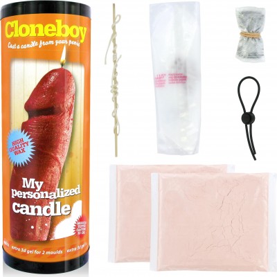 Kit completo para fazer vela personalizada com molde fálico e acessórios