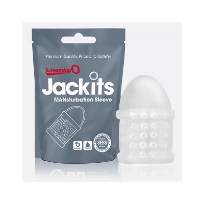 Produto Jackits manga texturizada transparente com saco cinza