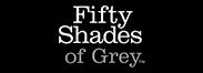 Texto 'Fifty Shades of Grey' em fundo preto