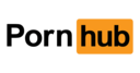 Logótipo Preto e Laranja Pornhub em fundo branco