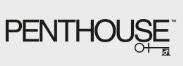 Logótipo da marca PENTHOUSE em preto sobre fundo branco