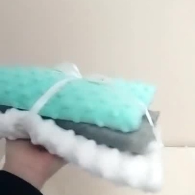 Pack de retalhos de minky nº4 | verde menta,cinza escuro ,branco