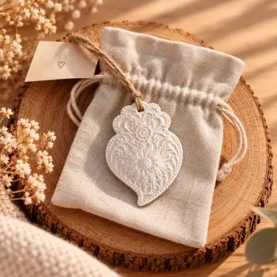 &#x1F90D;&#x20;Cora&#x00E7;&#x00E3;o&#x20;de&#x20;Viana&#x20;em&#x20;Gesso&#x20;Perfumado&#x20;com&#x20;Saquinho&#x20;de&#x20;Linho&#x20;&#x2B;&#x20;Ess&#x00EA;ncia