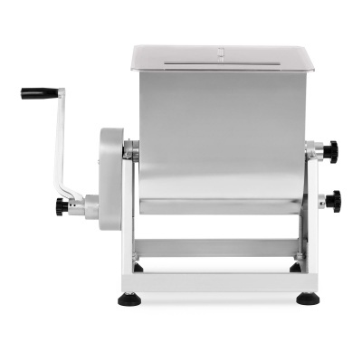 Moedor manual de aço inoxidável com manivela preta