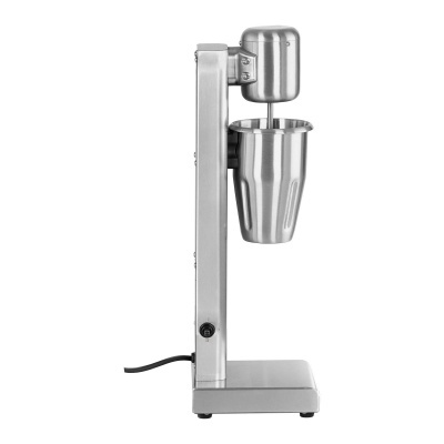 Máquina batidora metálica prateada com copo removível