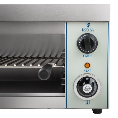 Forno tostador inox com painel de controlo