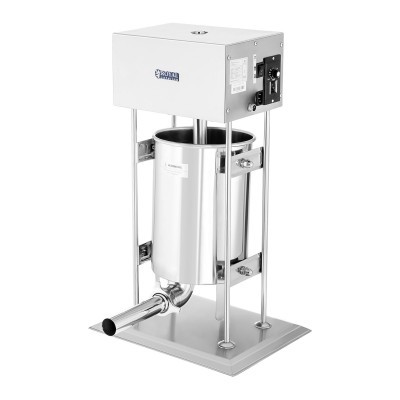 máquina de enchimento de salsichas em inox com estrutura metálica