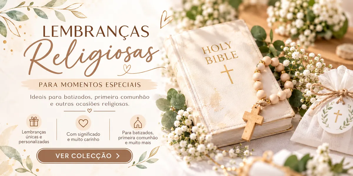 Lembranças religiosas para momentos especiais