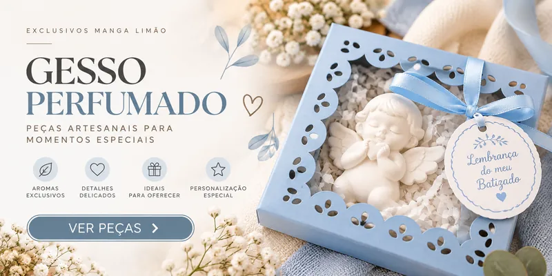 Lembrança perfumada de batizado