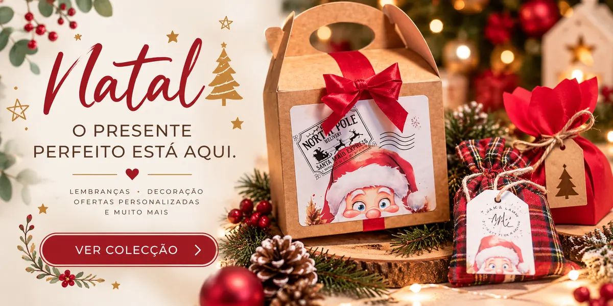 Presentes de Natal personalizados
