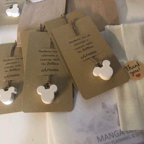 Cartão com gesso perfumado