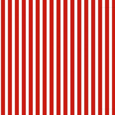 Padrão de riscas verticais vermelhas e brancas