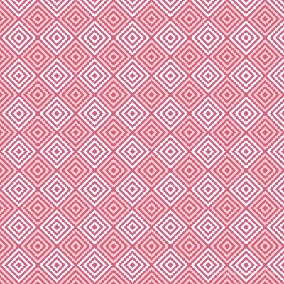 Padrão geométrico de losangos em rosa e branco