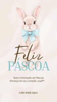 Cartão Digital de Páscoa Personalizado em Vídeo | Mensagem com Nome