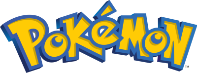 Logotipo amarelo e azul da marca Pokémon