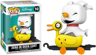 Figura Funko Pop! Disney Zero em carrinho de pato