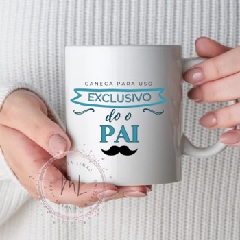 Caneca Personalizada para Pai com Foto – Presente Único e Especial