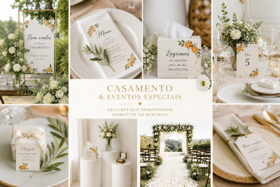 Decorações, Lembranças e Novidades para Casamentos