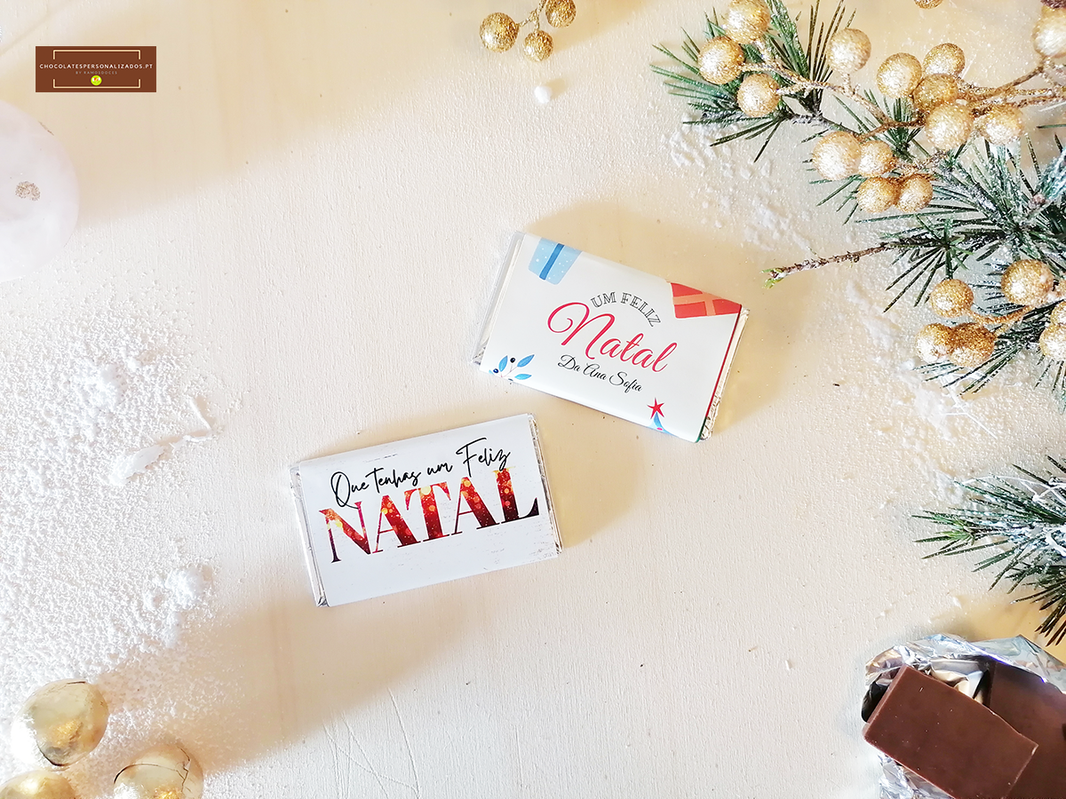 mini chocolates natal 2023 personalizados