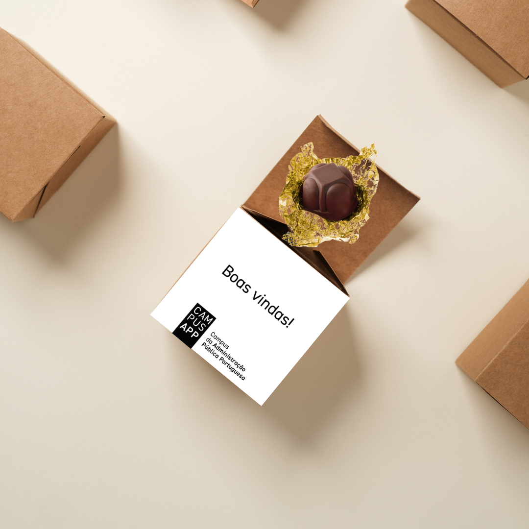 Caixa com Bombom Personalizada para Eventos