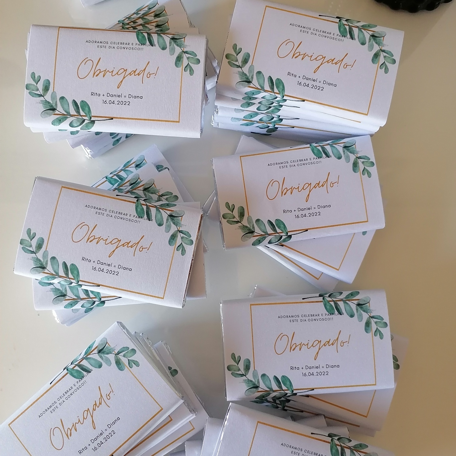 chocolates lembrancas personalizadas de casamento