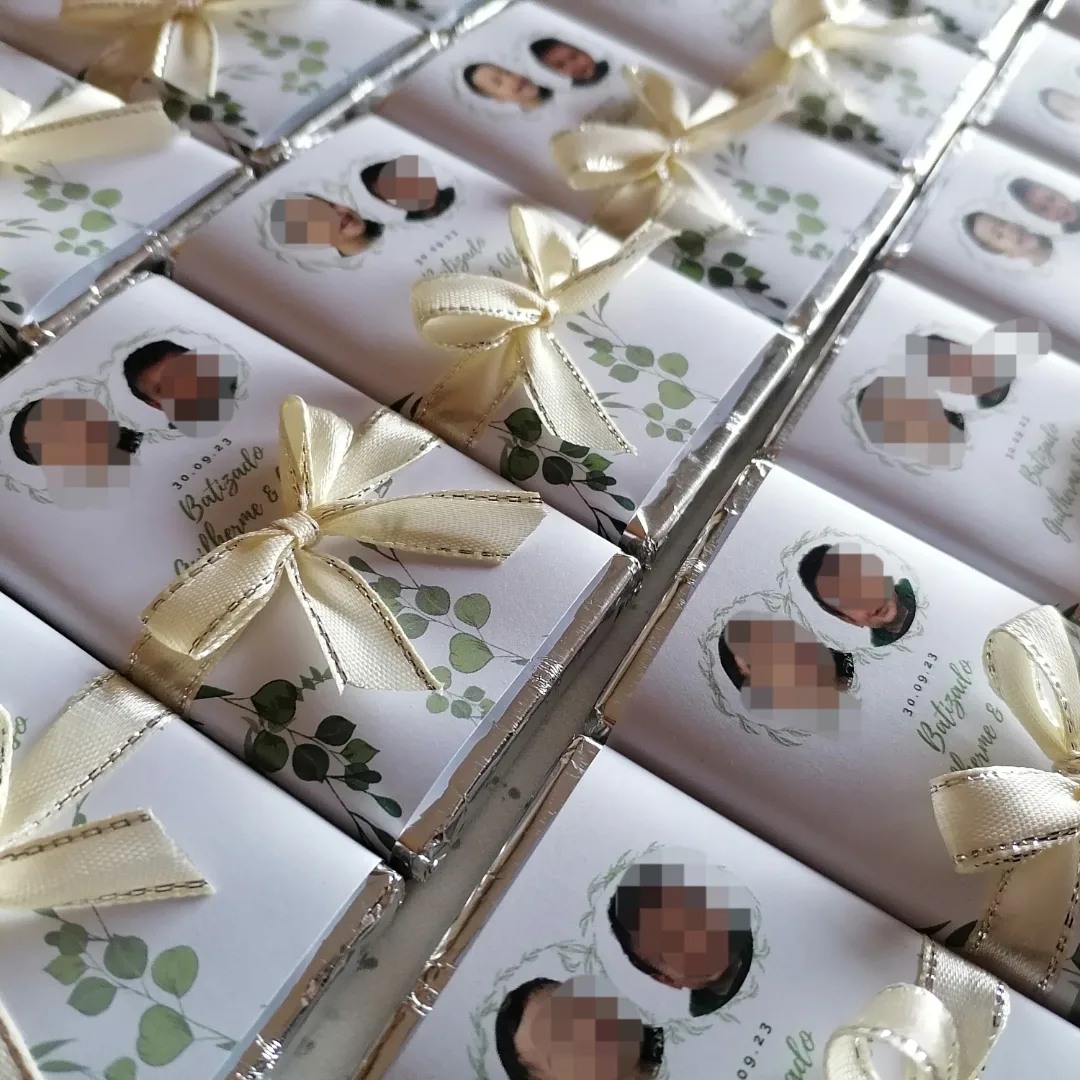 Chocolates Personalizados Lembran&ccedil;as de Batismo