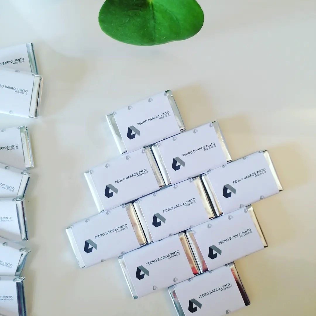 Mini Tabletes Chocolate 10 gr personalizados arquiteto