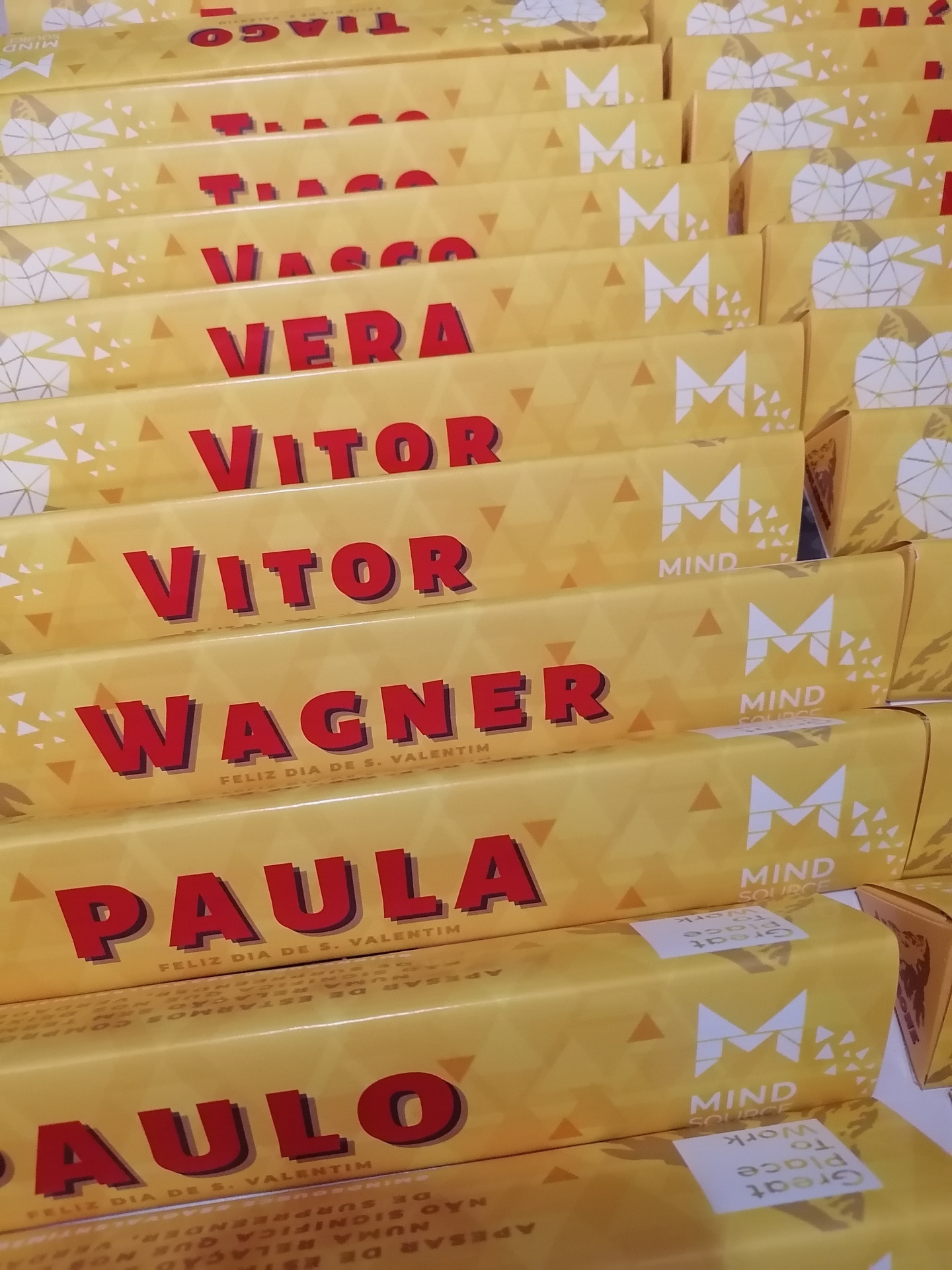 Toblerone personalizado com nome 200gr