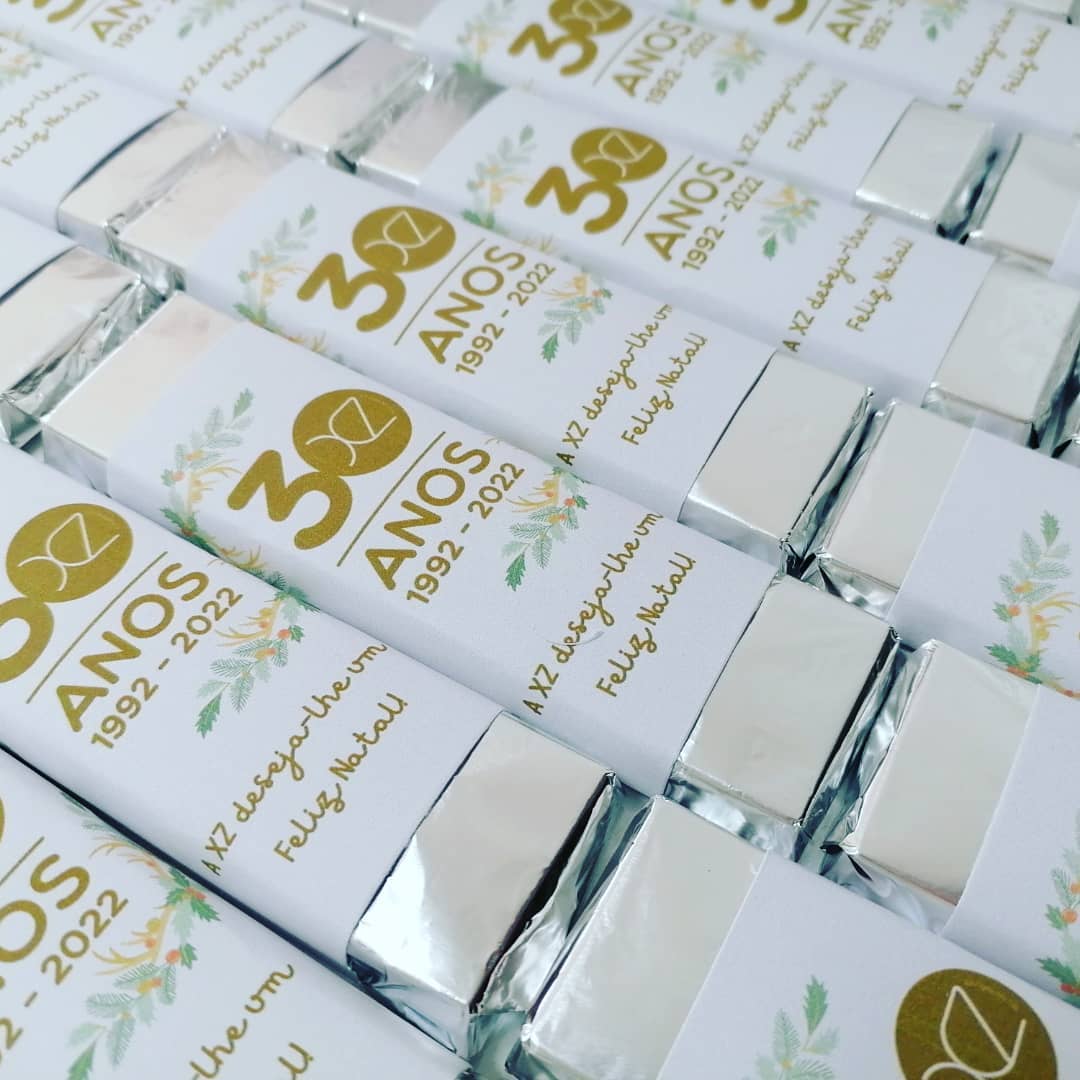 tabletes chocolate personalizadas com logotipo empresa