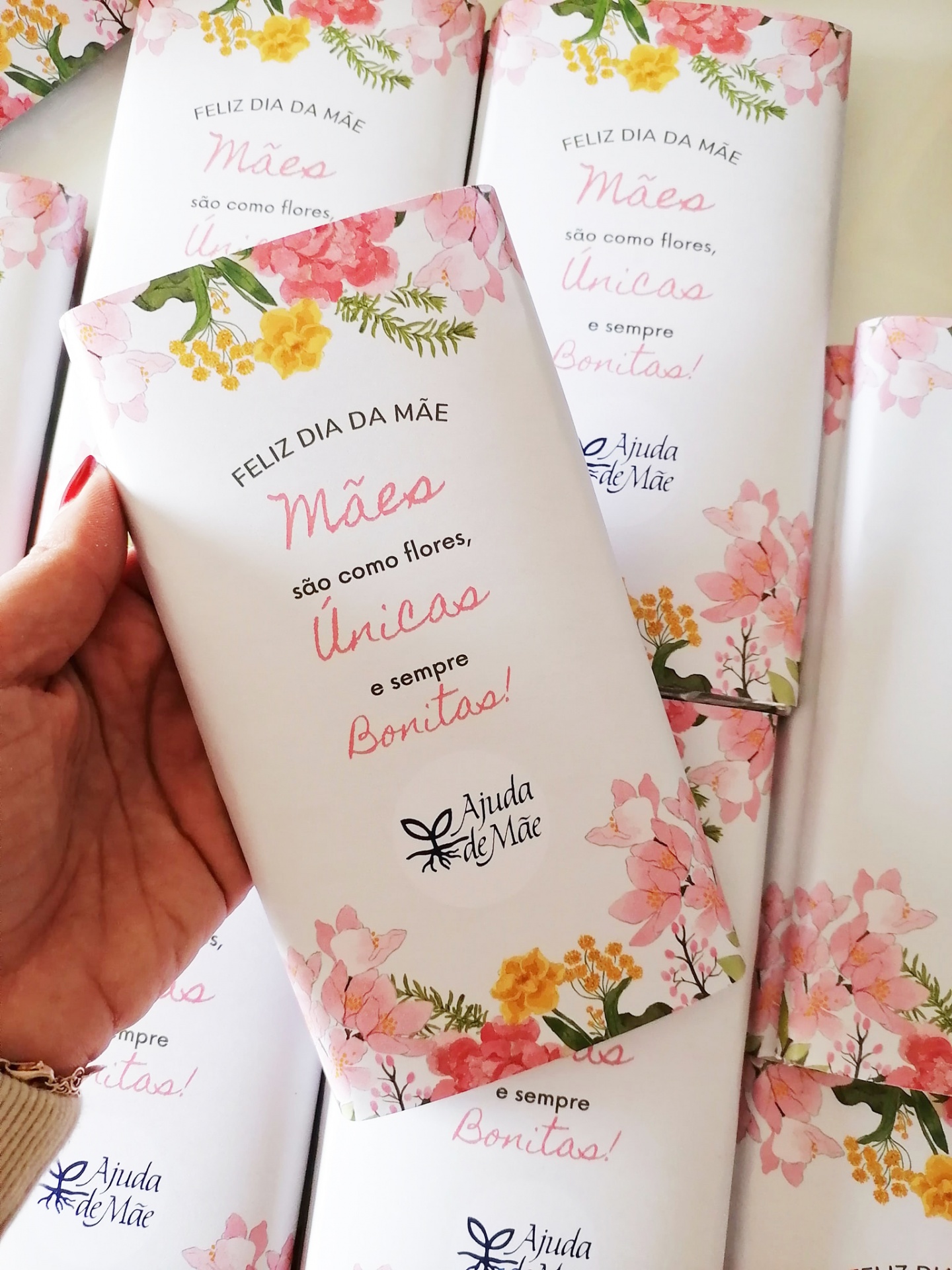 chocolates grandes personalizados dia da mae