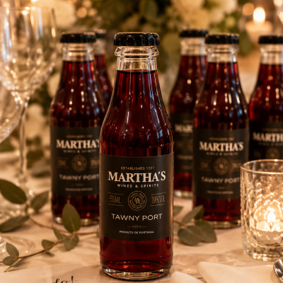 Miniaturas&#x20;de&#x20;Vinho&#x20;do&#x20;Porto&#x20;Tawny&#x20;Martha&#x2019;s&#x20;Personalizadas
