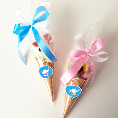 Cone&#x20;de&#x20;Bolacha&#x20;com&#x20;Gomas&#x20;&#x7C;&#x20;Lembran&#x00E7;as&#x20;para&#x20;Festas&#x20;Infantis&#x20;ou&#x20;Crian&#x00E7;as