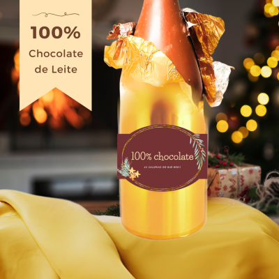 Garrafa&#x20;100&#x25;&#x20;Chocolate&#x20;com&#x20;frases&#x20;divertidas&#x20;para&#x20;o&#x20;Natal