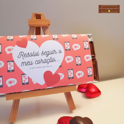 Chocolate&#x20;Frase&#x20;Dia&#x20;dos&#x20;Namorados&#x20;-&#x20;Resolvi&#x20;seguir&#x20;o&#x20;meu&#x20;cora&#x00E7;&#x00E3;o...