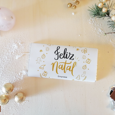 Chocolate&#x20;Feliz&#x20;Natal&#x20;personalizado&#x20;para&#x20;Empresas&#x20;&#x7C;&#x20;Grande&#x20;100gr