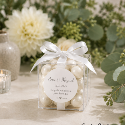 Lembran&#x00E7;a&#x20;de&#x20;Casamento&#x20;Personalizada&#x20;com&#x20;P&#x00E9;rolas&#x20;de&#x20;Chocolate&#x20;Branco